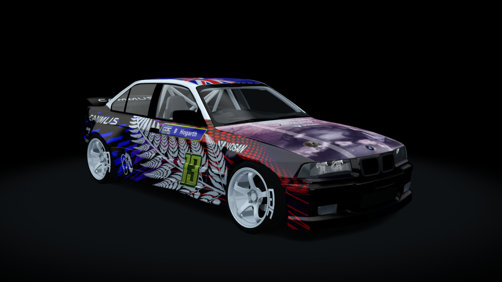 CDC E36 V8 5.0, skin CDC2024_E36_B_Hogarth