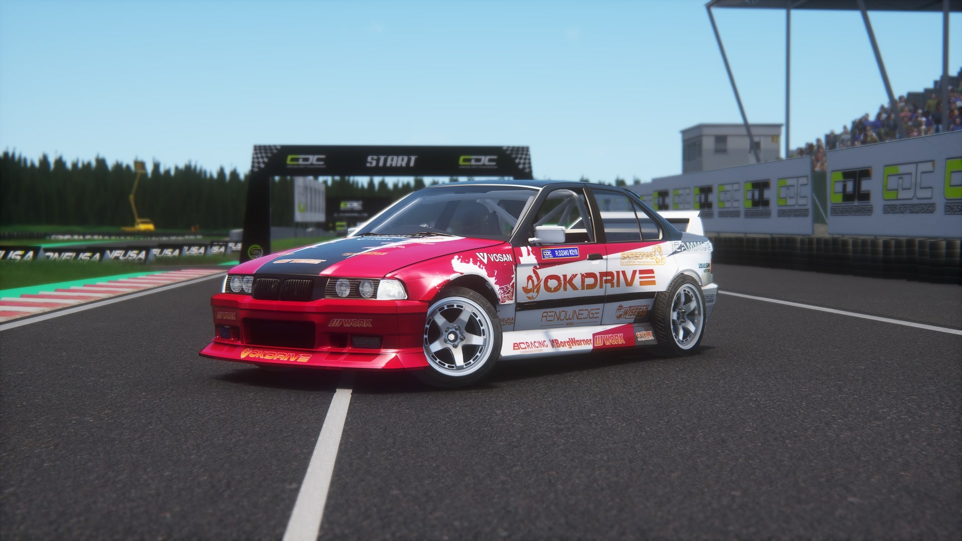 CDC E36 V8 5.0, skin CDC2024_E36_RioDzaki