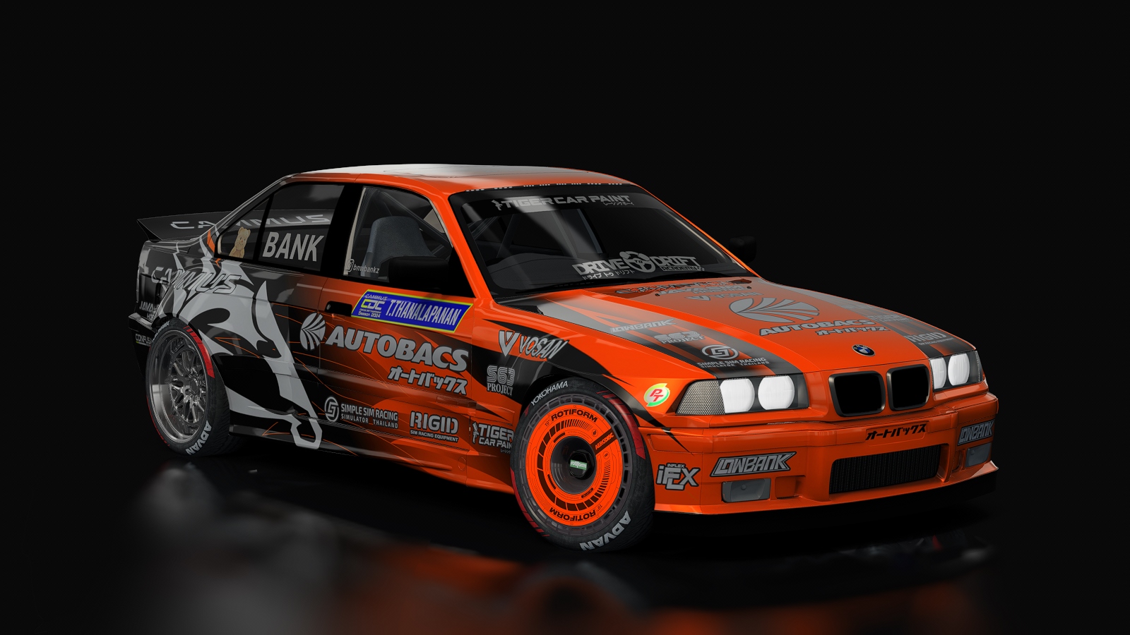 CDC E36 V8 5.0, skin CDC2024_E36_Thanathip