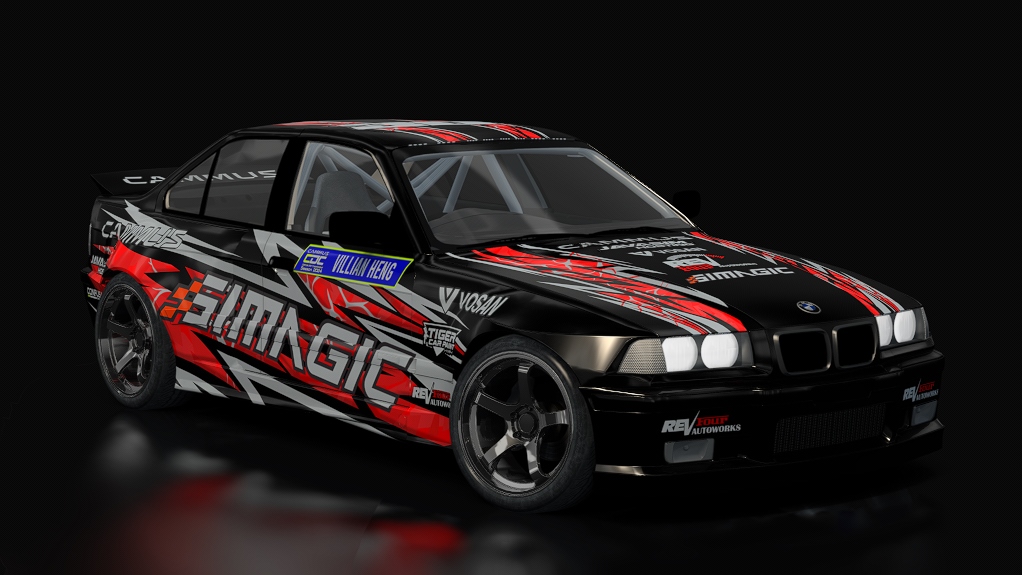 CDC E36 V8 5.0, skin CDC2024_E36_Villian Heng