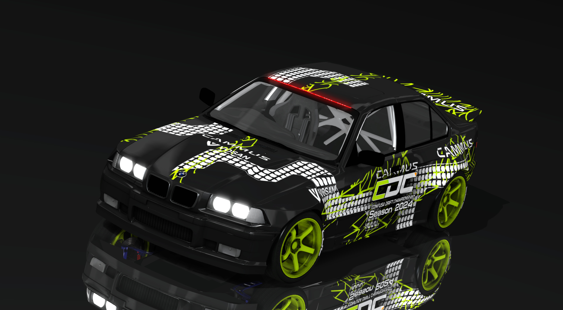 CDC E36 V8 5.0, skin CDC_black