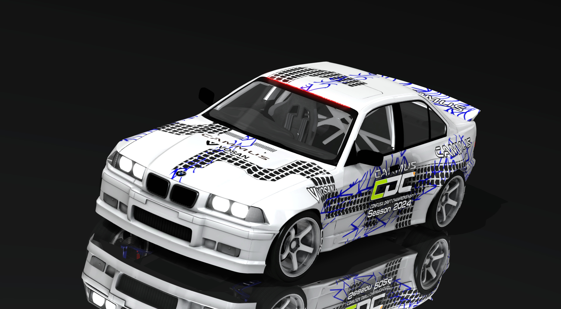 CDC E36 V8 5.0, skin CDC_white