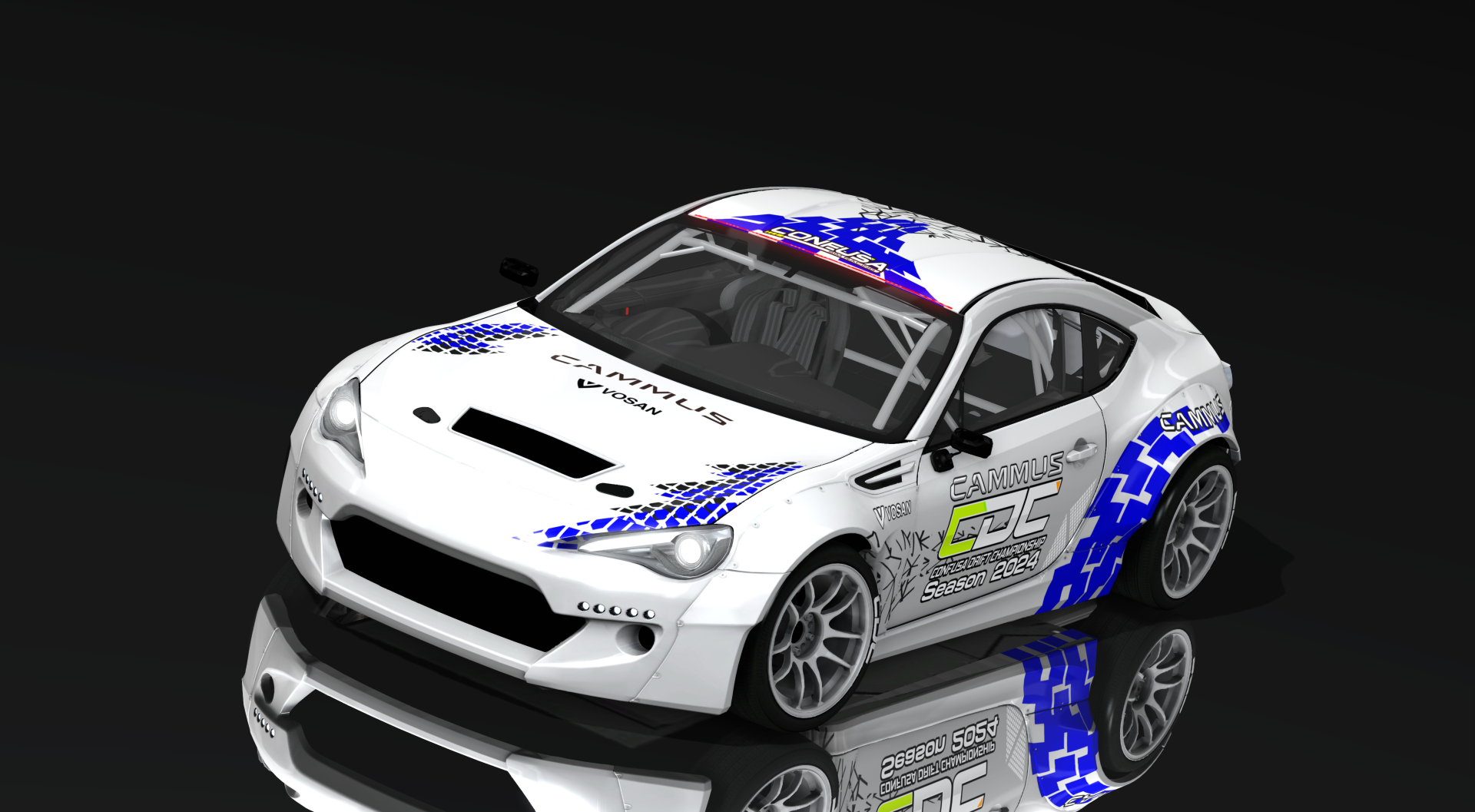 CDC GT86 2AR, skin CDC_White