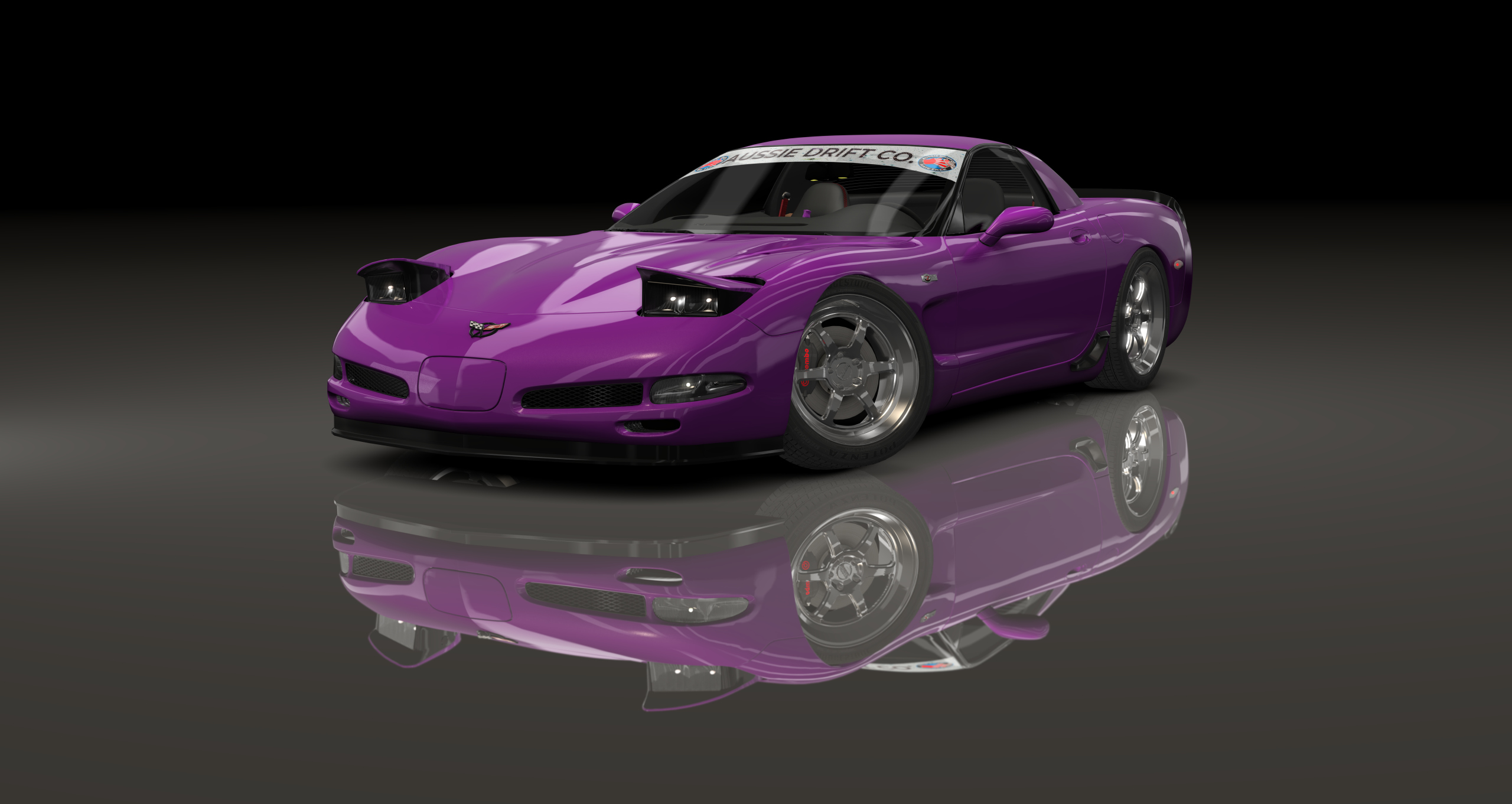 ADC Chevrolet Corvette C5 420, skin Purple