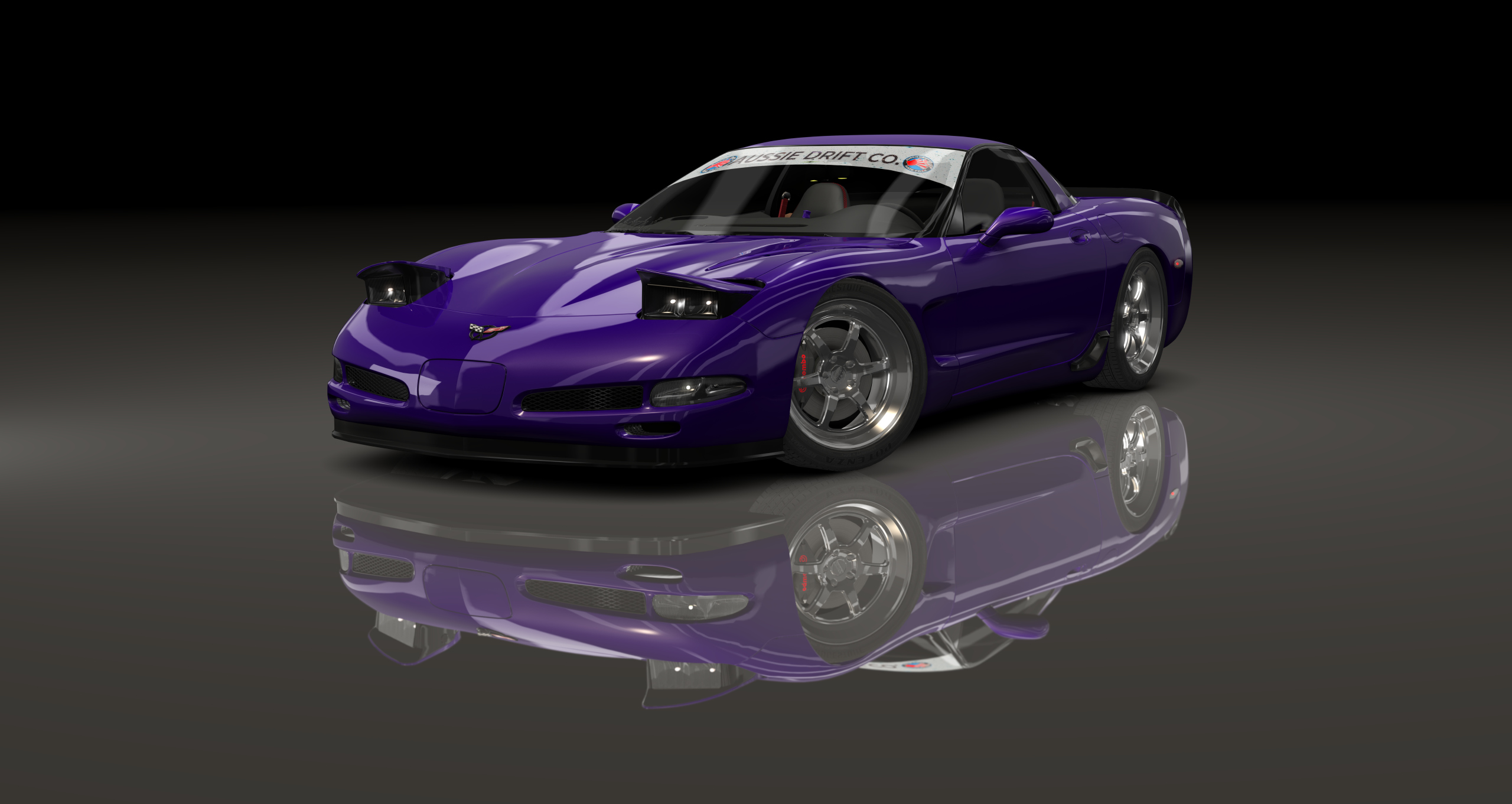 ADC Chevrolet Corvette C5 Targa 420, skin Midnight_Purple