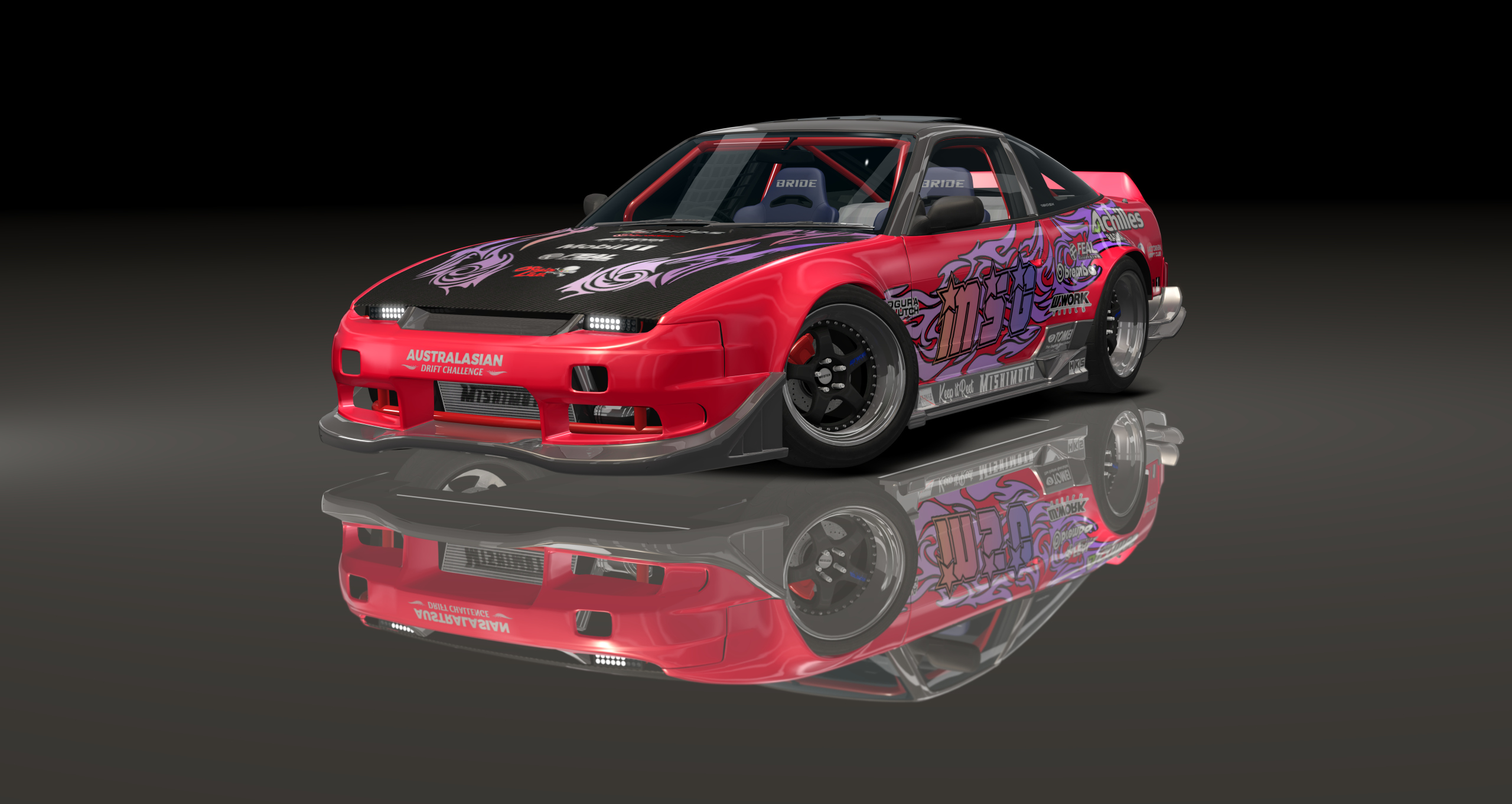 ADC Nissan 180SX  420, skin ADC_Flames