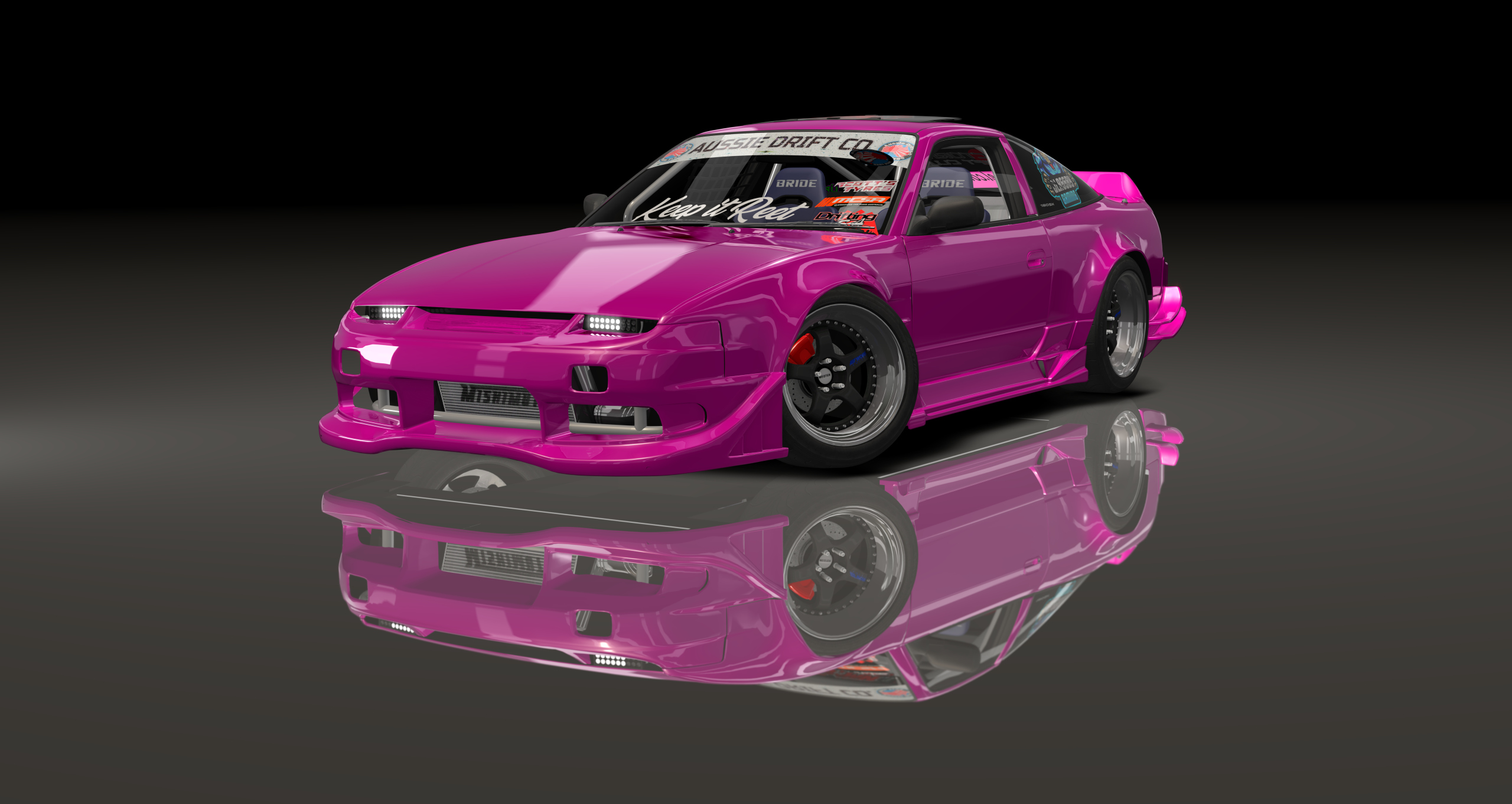ADC Nissan 180SX  420, skin Hot Pink