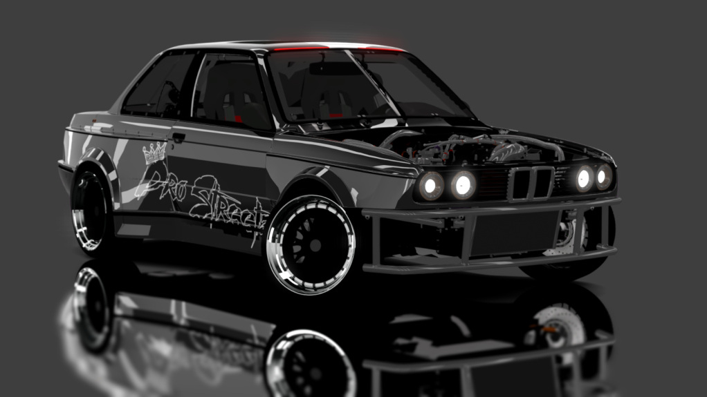 CG Pro Streetz E30, skin black