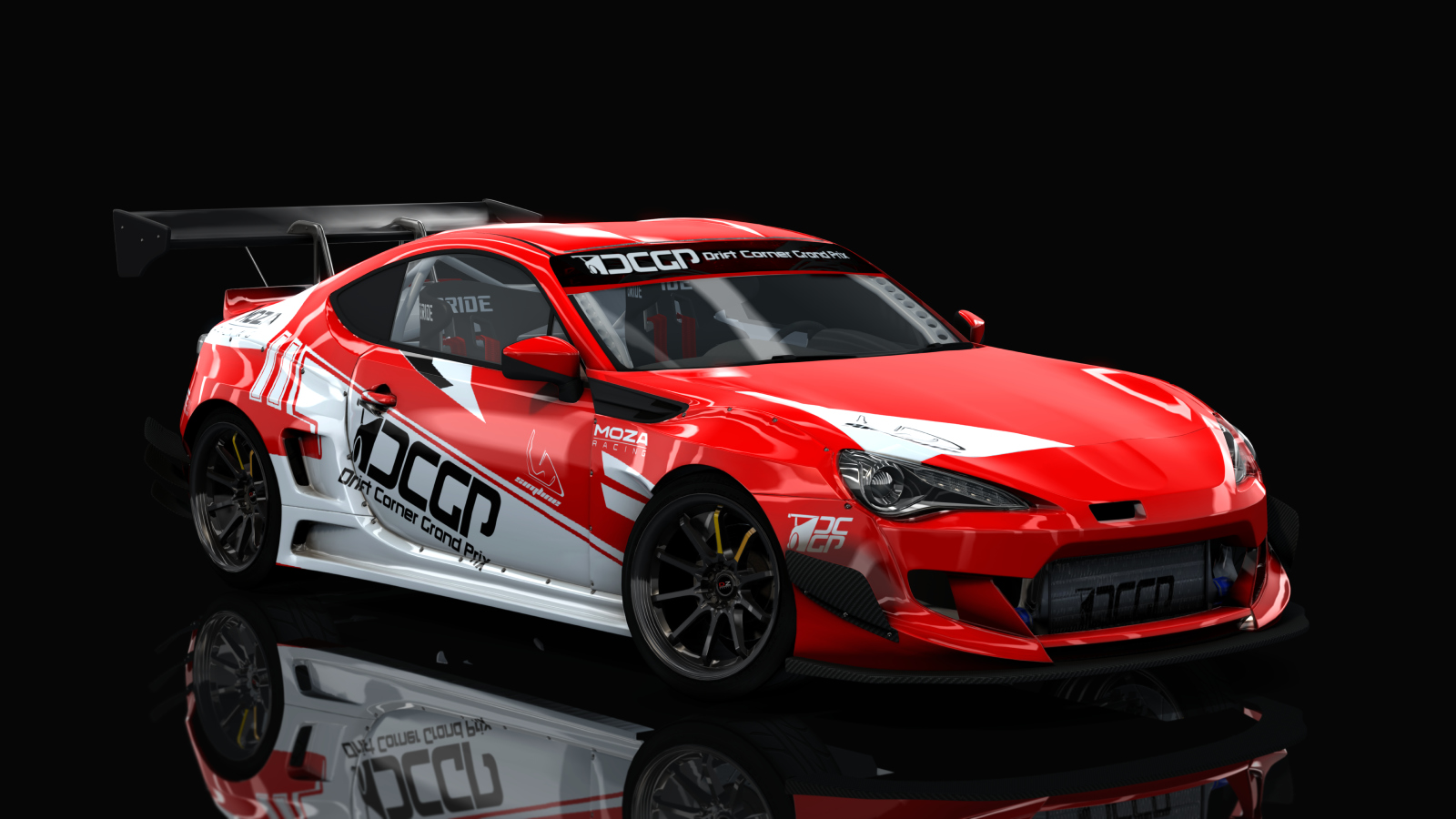 DCGP S9 TOYOTA GT86, skin red