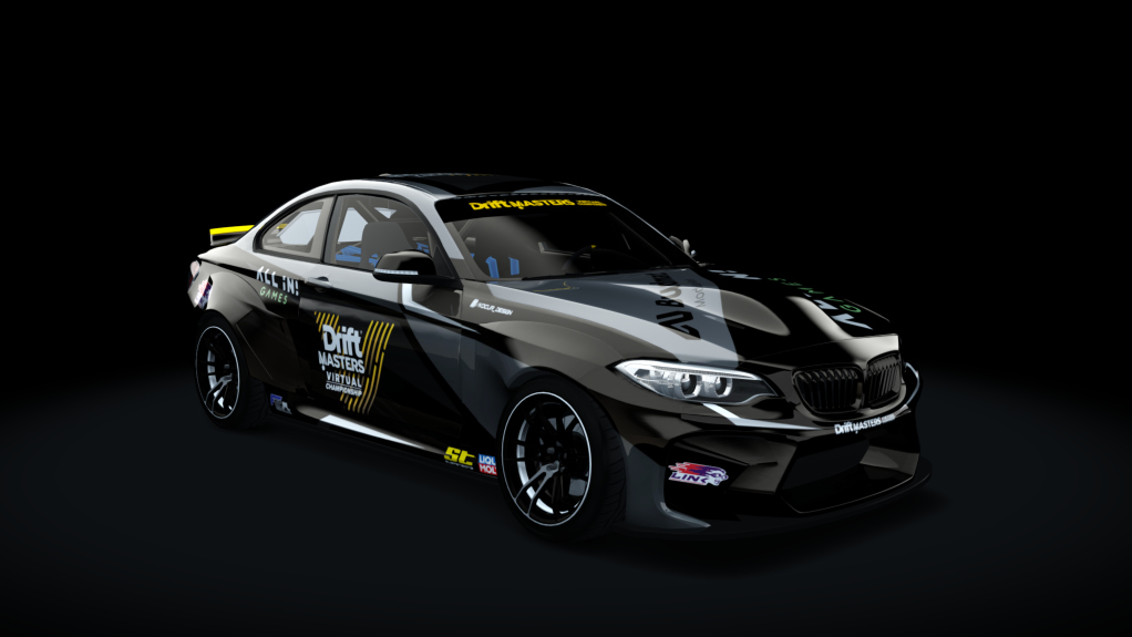 DMVC BMW F22 M2 Eurofighter, skin Drift Masters Virtual Championship Gray