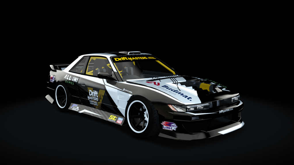 DMVC Nissan Silvia PS13, skin Drift Masters Virtual Championship White