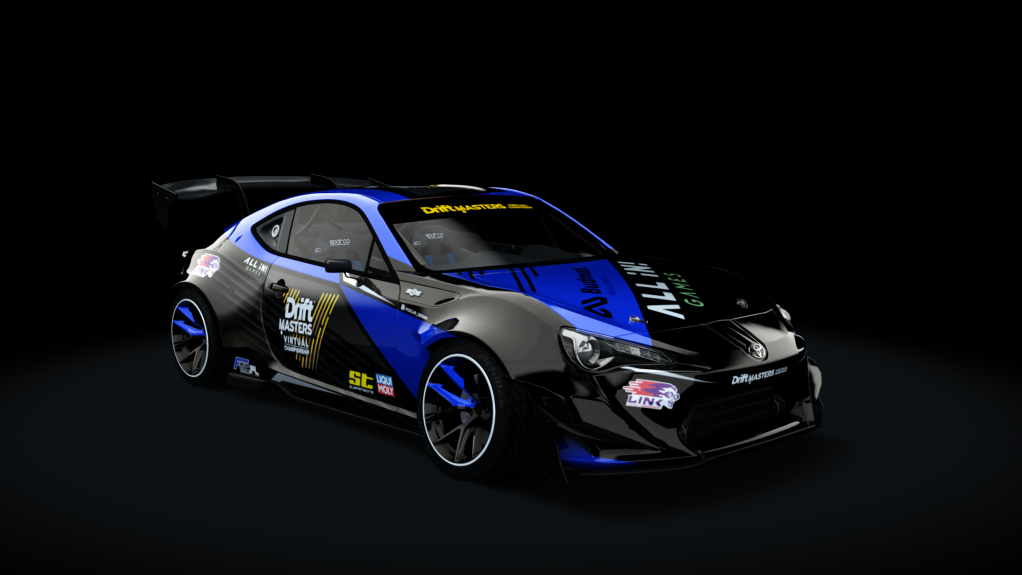 DMVC Toyota GT86, skin Drift Masters Virtual Championship Blue