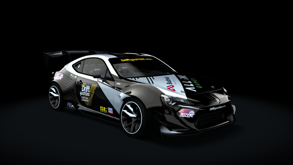 DMVC Toyota GT86, skin Drift Masters Virtual Championship White