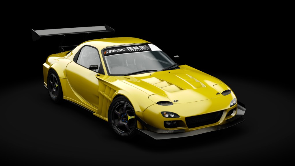 VDC Mazda RX-7 FD3S 20B Public 4.0, skin 03_competition_yellow
