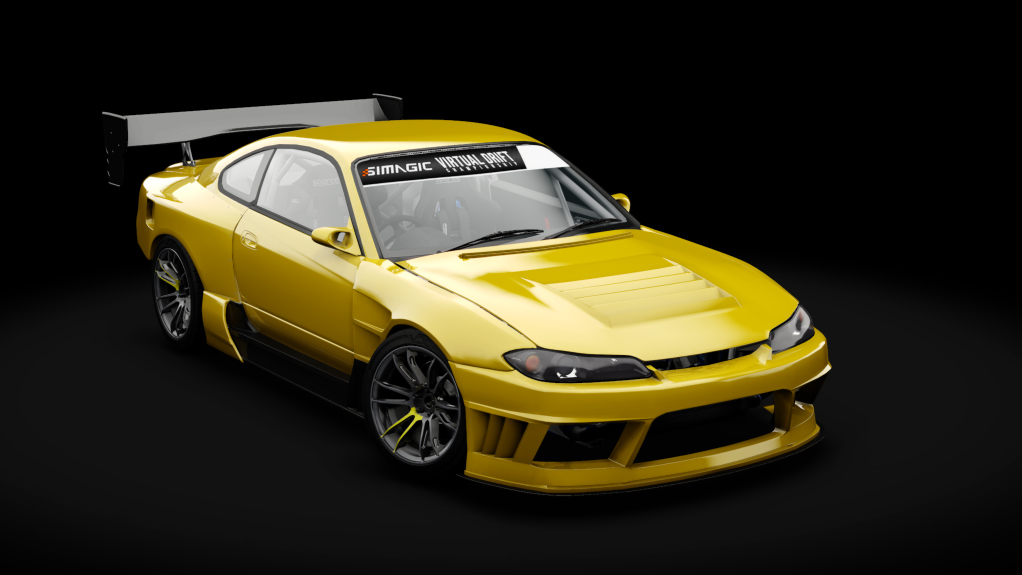 VDC Nissan Silvia S15 Public RB30 4.0, skin 04_lightning_yellow