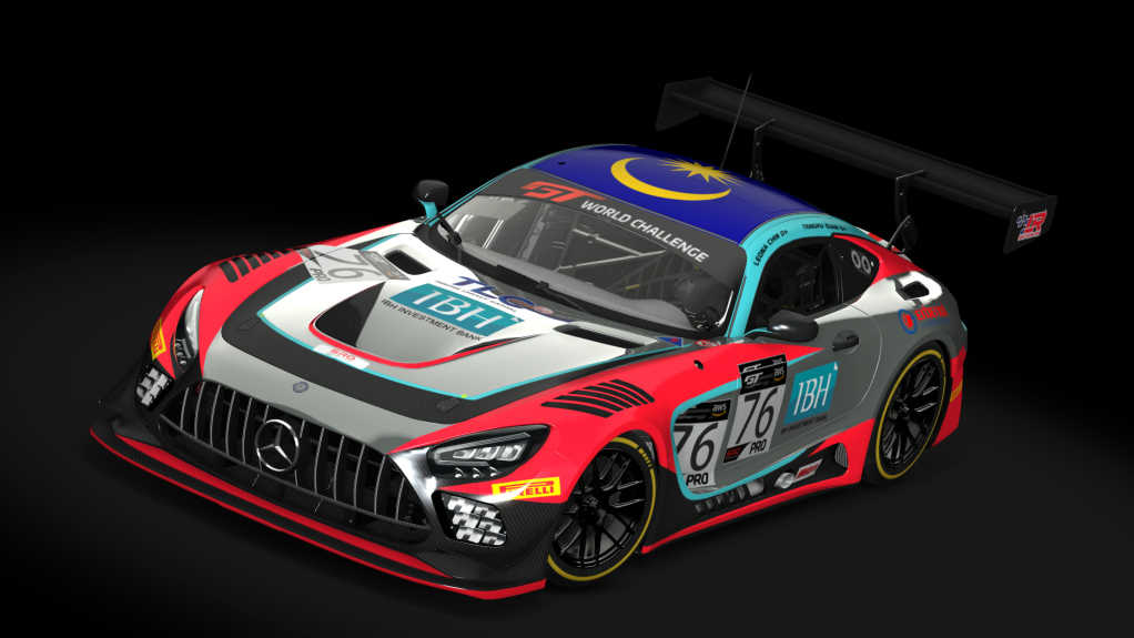 AMG GT3 EVO 2020, skin 2020 Legacy Racing Team #76