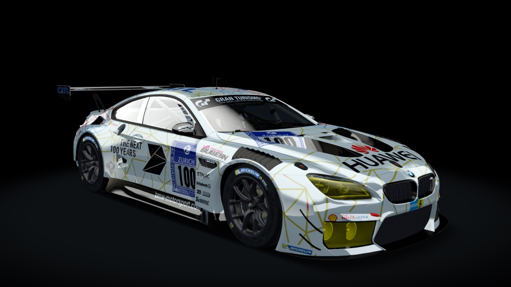 BMW M6 GT3, skin schubert_motorsport100