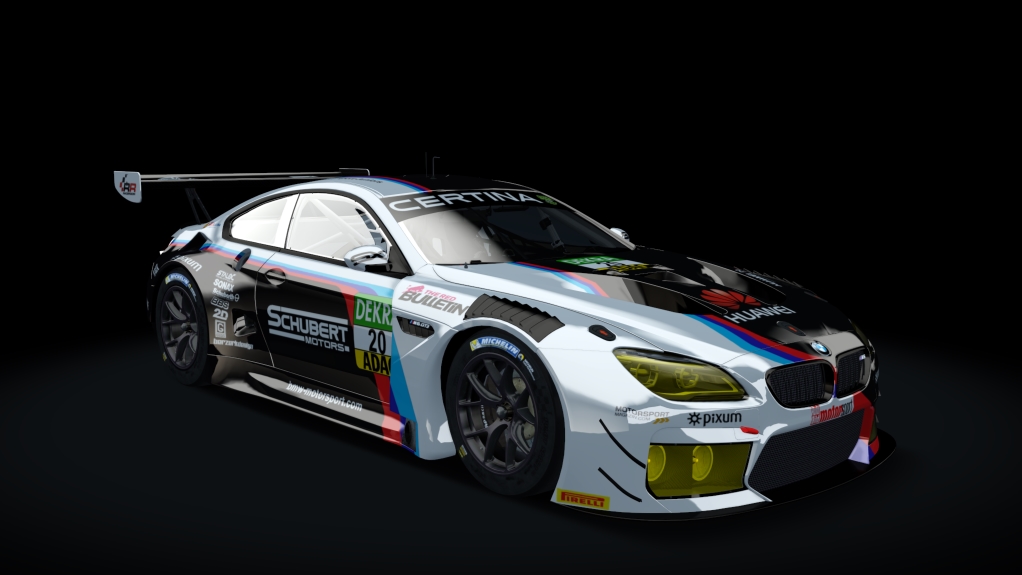 BMW M6 GT3, skin schuberth_motorsport