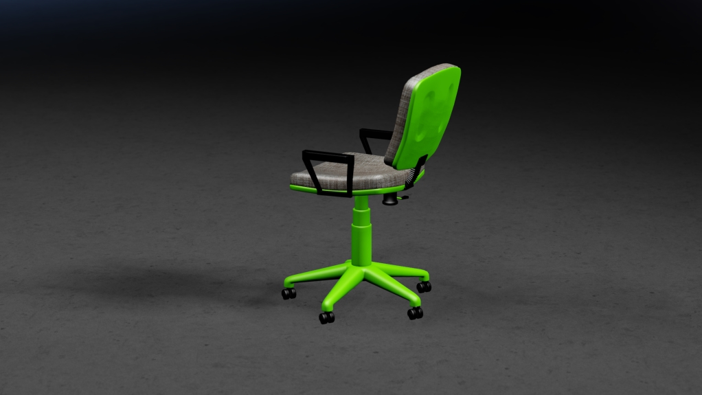 Chair, skin green