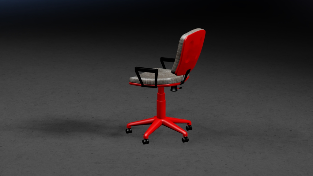 Chair, skin red