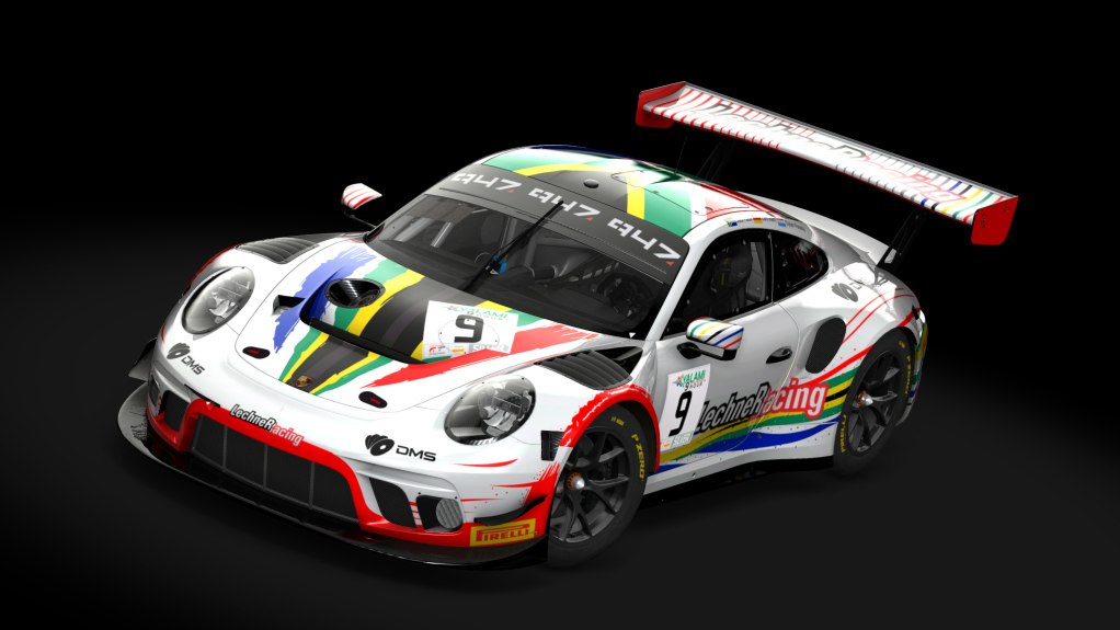 Porsche 911 GT3 R 2019 (991.2) Endurance, skin 2019_Kyalami_9h_Lechner_Racing_9