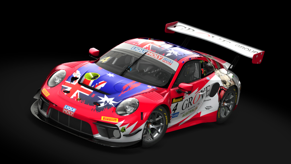 Porsche 911 GT3 R 2019 (991.2) Endurance, skin Grove_Racing_Bathurst_2020