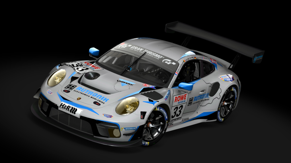 Porsche 911 GT3 R 2019 (991.2) Endurance, skin Rutronik_racing_33_nls