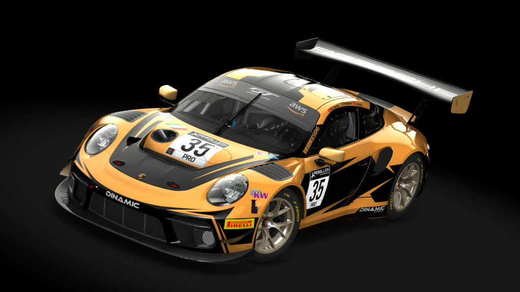 Porsche 911 GT3 R 2019 (991.2) Endurance, skin dinamic_35_gtwc_2020