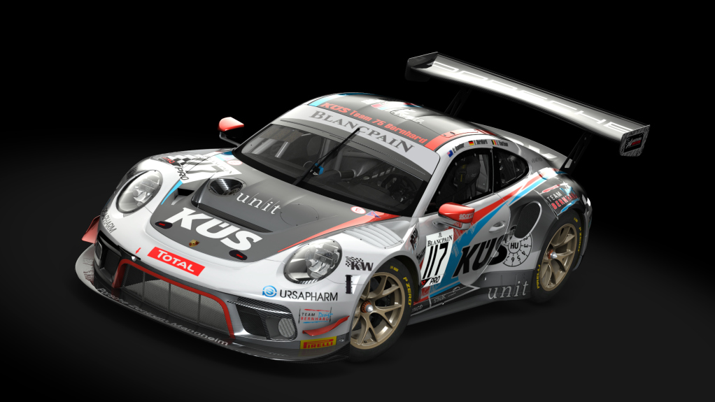 Porsche 911 GT3 R 2019 (991.2) Endurance, skin kus_team75_117_spa_24h_2019