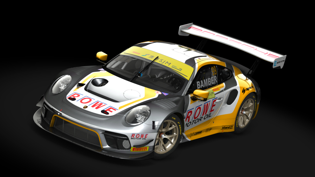 Porsche 911 GT3 R 2019 (991.2) Endurance, skin rowe_racing_99_macau_2019