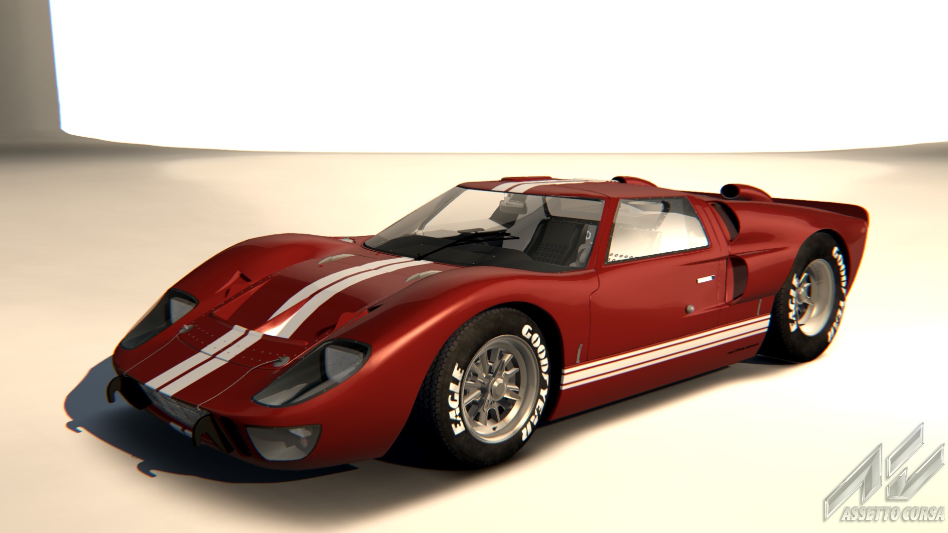 Ford GT40 MKII, skin Hellrot