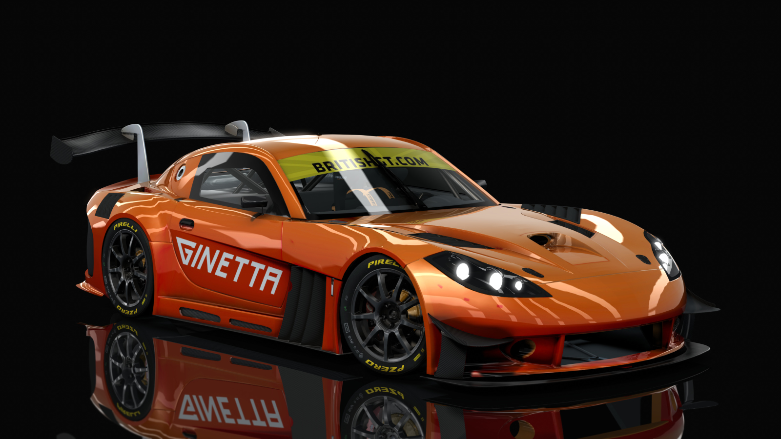 Ginetta G55 GT3 LHD, skin Orange