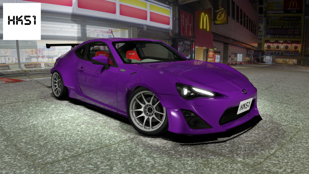 HK51 P1 Toyota GT86, skin envy_purple