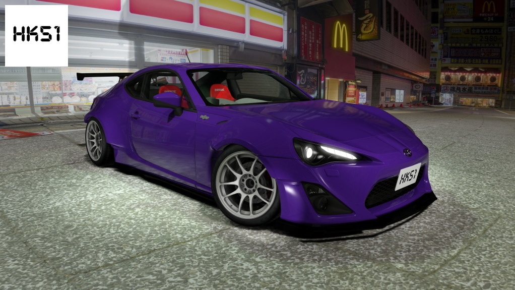 HK51 P1 Toyota GT86, skin envy_violet