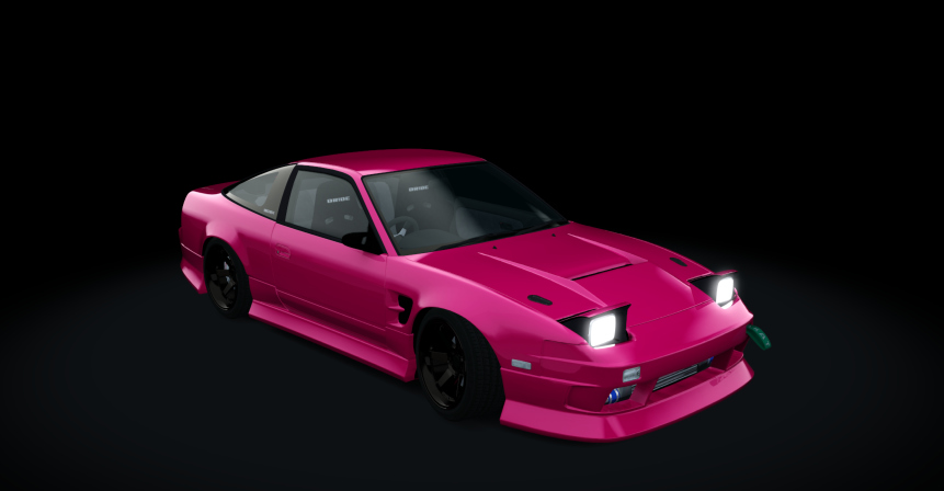 Nissan 180SX Drift Tuned, skin Yashio Pink