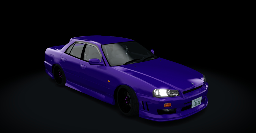 Nissan ER34 Drift Tuned, skin 1midnight_purple_ii