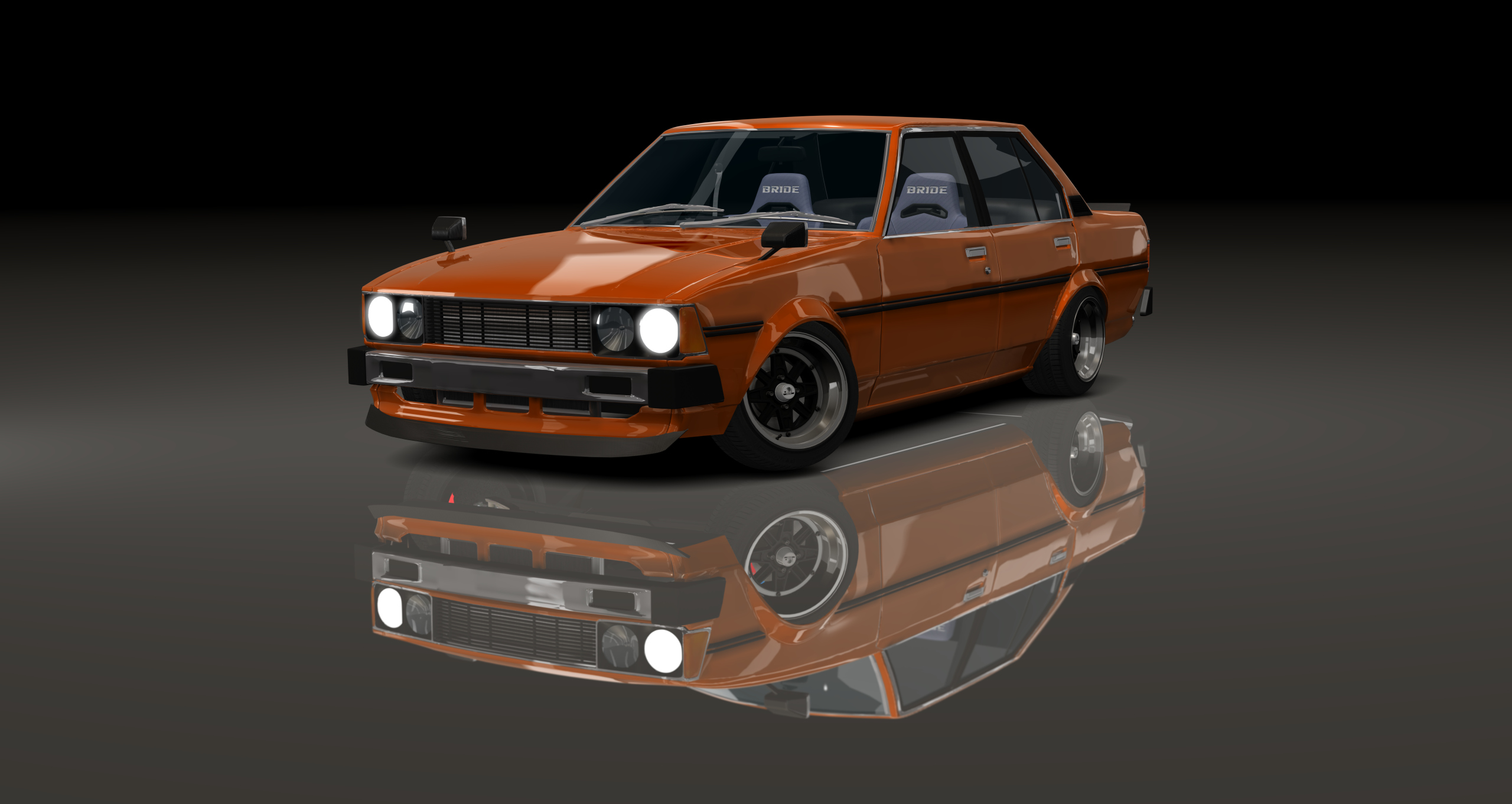 ADC Toyota Corolla KE70 (Quad Light), skin Orange