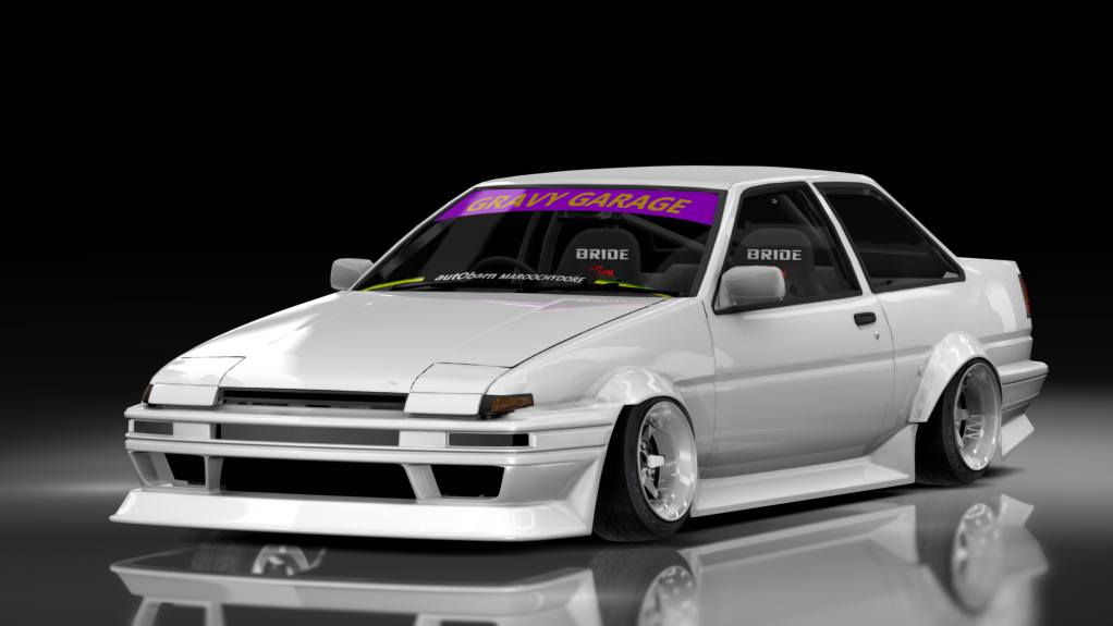 GravyGarage Street Ae86 Readie, skin white