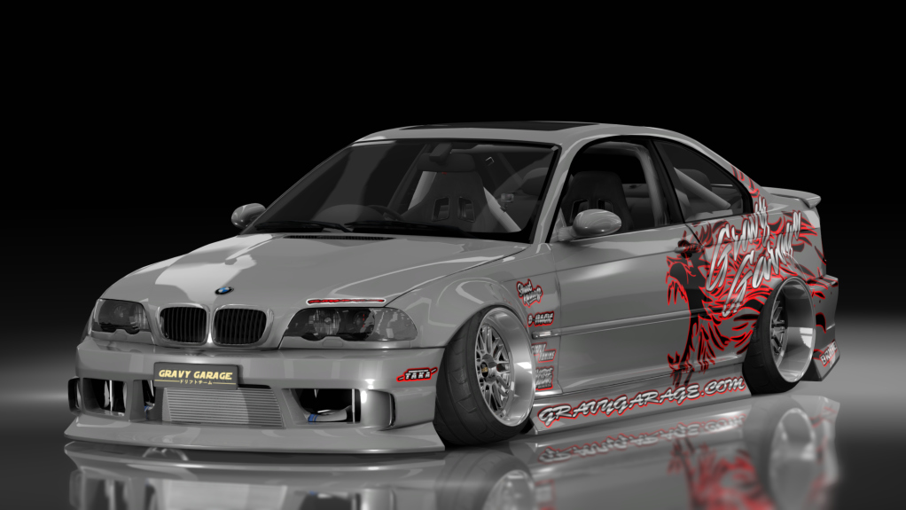 GravyGarage Street e46, skin wurr grey red