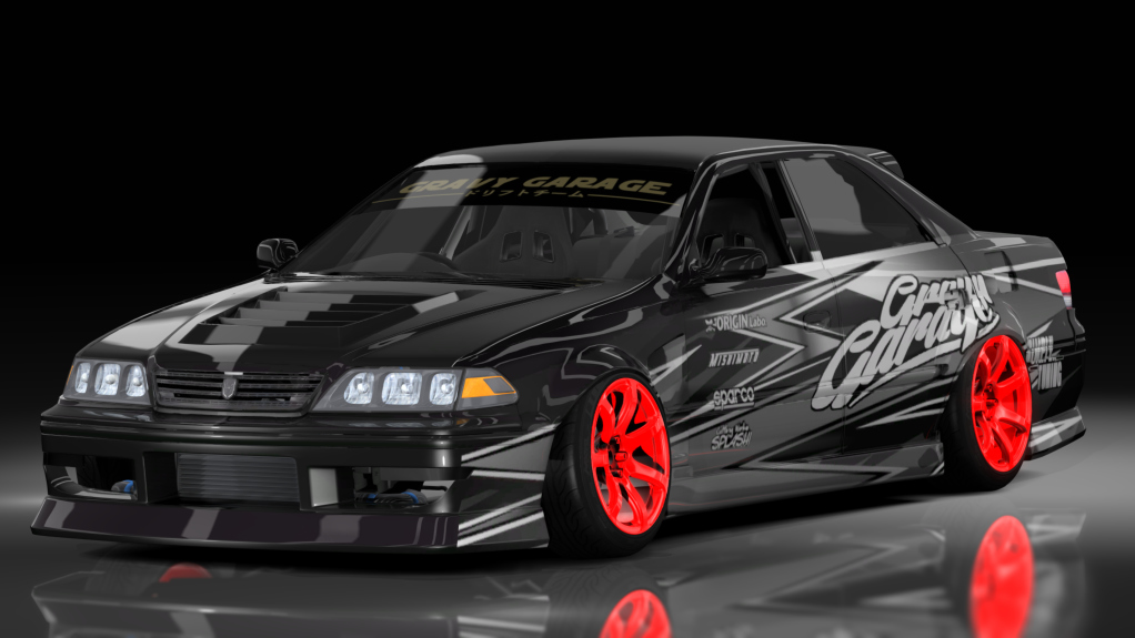 GravyGarage Street Jzx100 mkii, skin Gravy Black