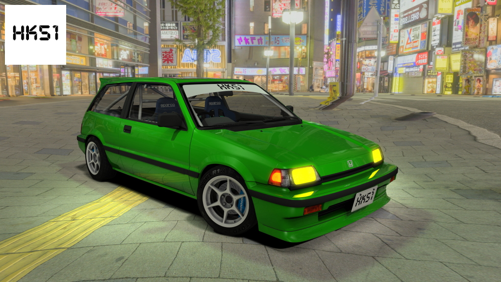 HK51 P1 Honda Civic Si AT, skin Green_Light