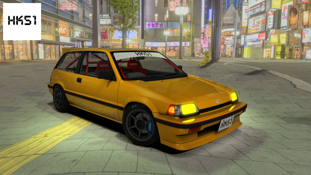 HK51 P1 Honda Civic Si AT, skin Yellow