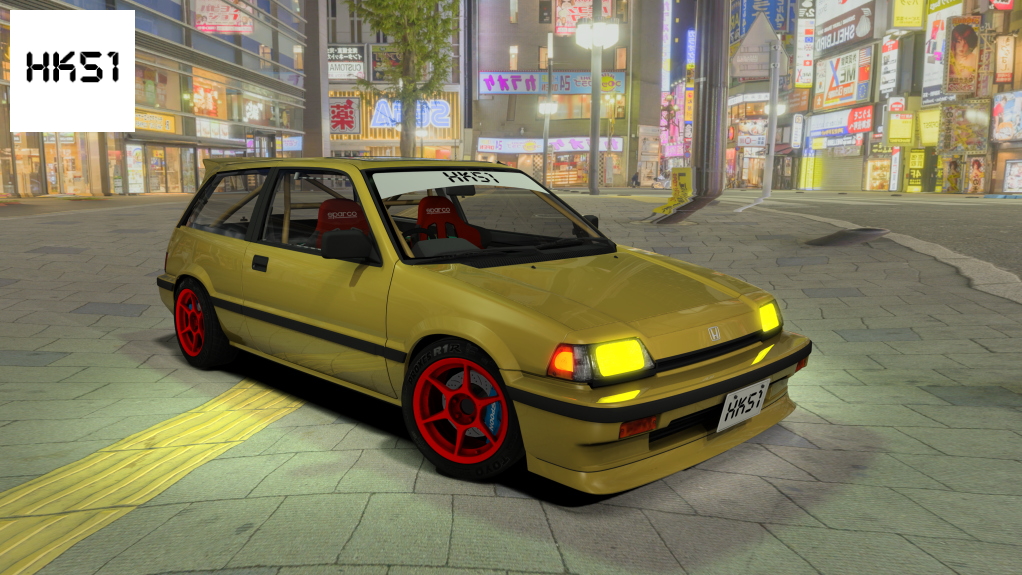 HK51 P1 Honda Civic Si AT, skin Yellow_Dirt