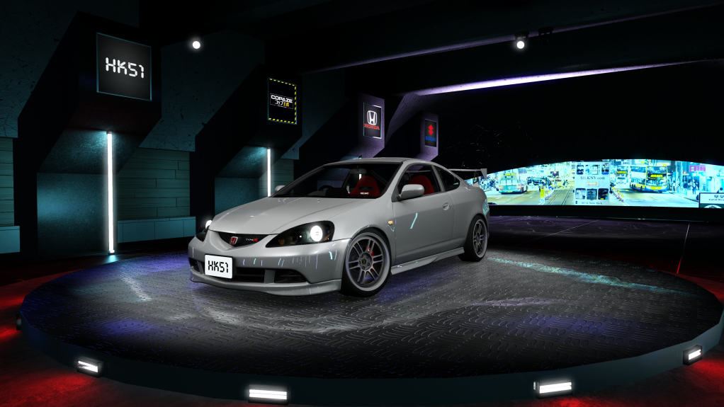 HK51 P1 Honda Integra DC5R, skin 03_alabaster_silver_metallic