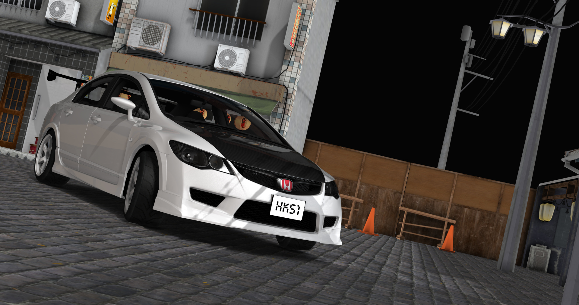 HK51 P1 Honda Civic FD2, skin generated