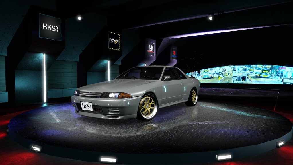 HK51 P1 Nissan Skyline GTR32, skin Grey