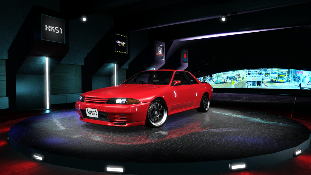 HK51 P1 Nissan Skyline GTR32, skin Red