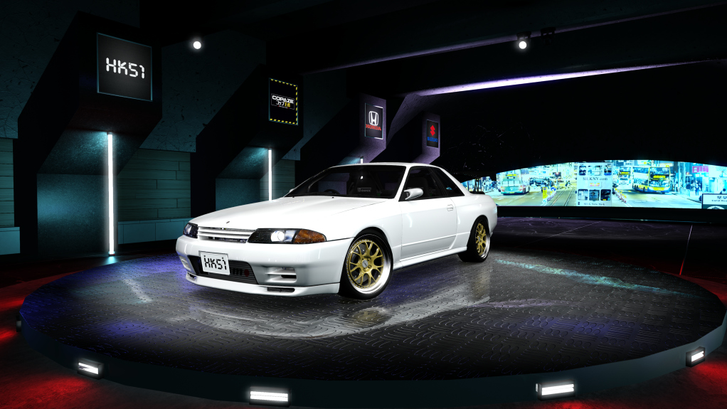 HK51 P1 Nissan Skyline GTR32, skin White