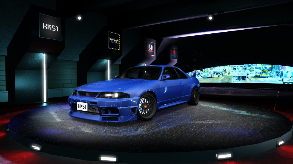 HK51 P1 Nissan Skyline GTR33, skin Championship_Blue