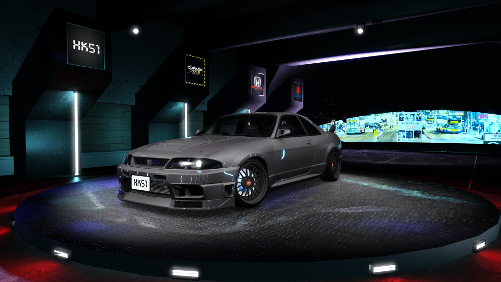 HK51 P1 Nissan Skyline GTR33, skin Dark_Grey